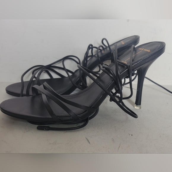 BLACK SUEDE STUDIO Leandra Lace Up Leather Sandals SZ 41 - Picture 5 of 8